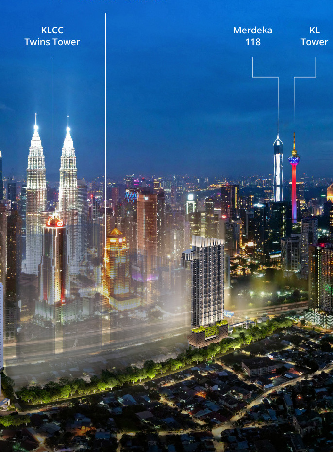 Sutera Suites KLCC Building Render — KL City Gateway